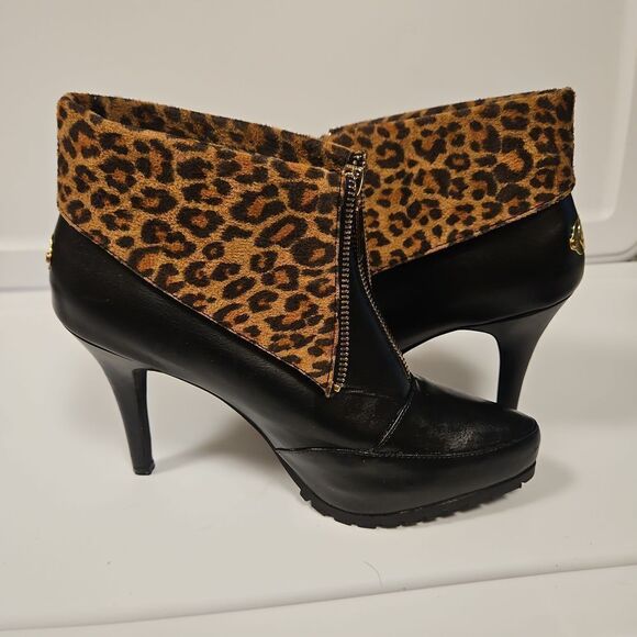 COOGI Black Booties sz 9 - Picture 9 of 12